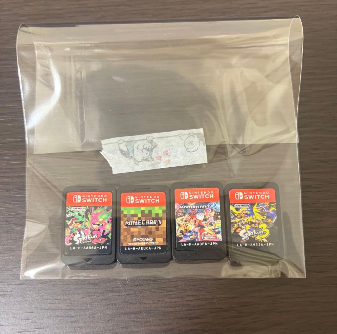 【ゆっち】Nintendo Switch+ソフト4本+純正プロコントローラ