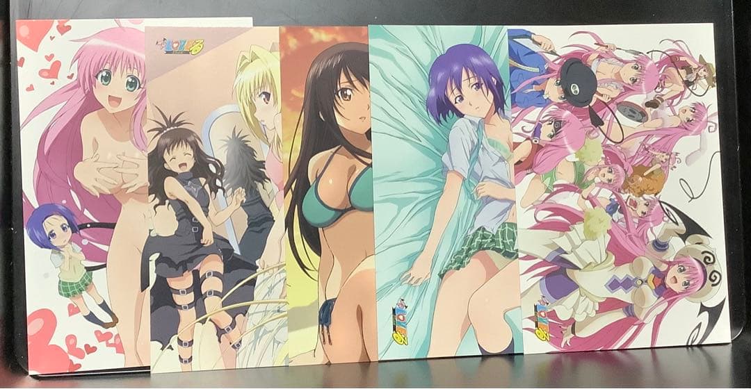 To LOVEる キャラクターズファイル&新品未開封アニメ主題歌CDセット