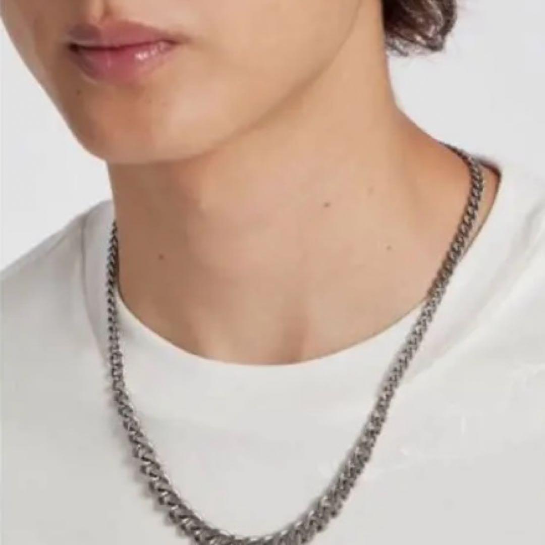 \"Flat Link Chain\" ネックレス