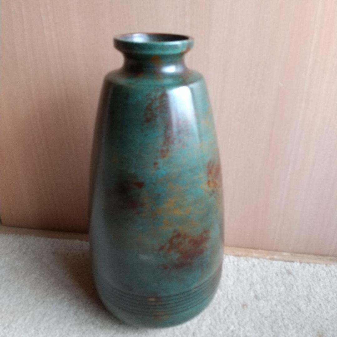 花瓶  正晴堂   鋳銅花器