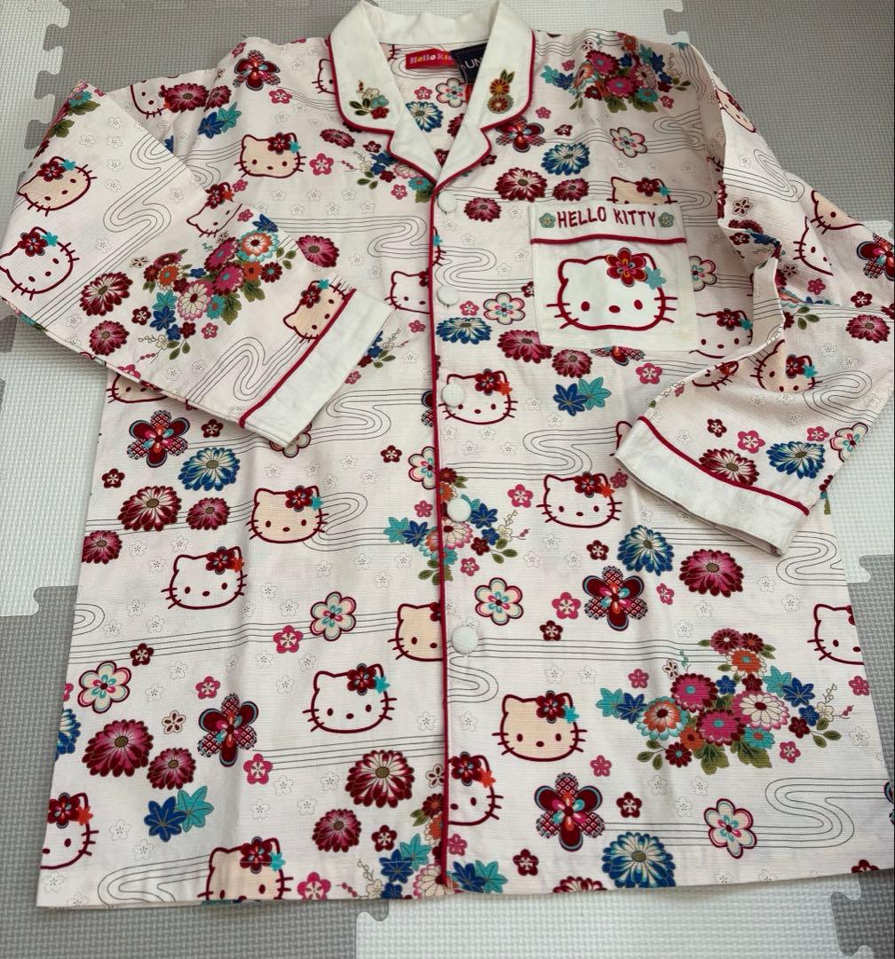 レア　キティ　パジャマ　M 和　日本限定販売　平成レトロ