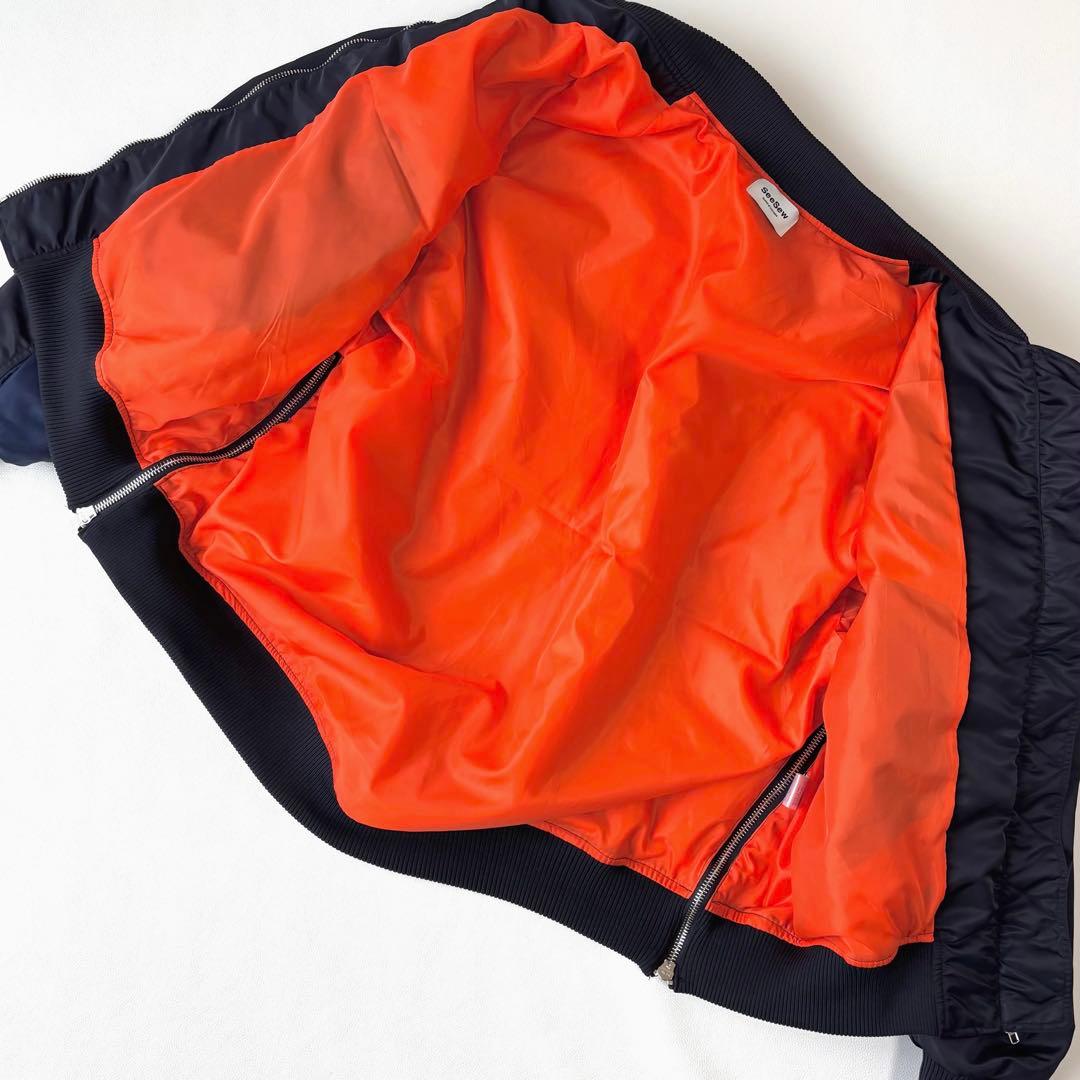 SeeSew シーソー OVERSPEC MA-1 JACKET L