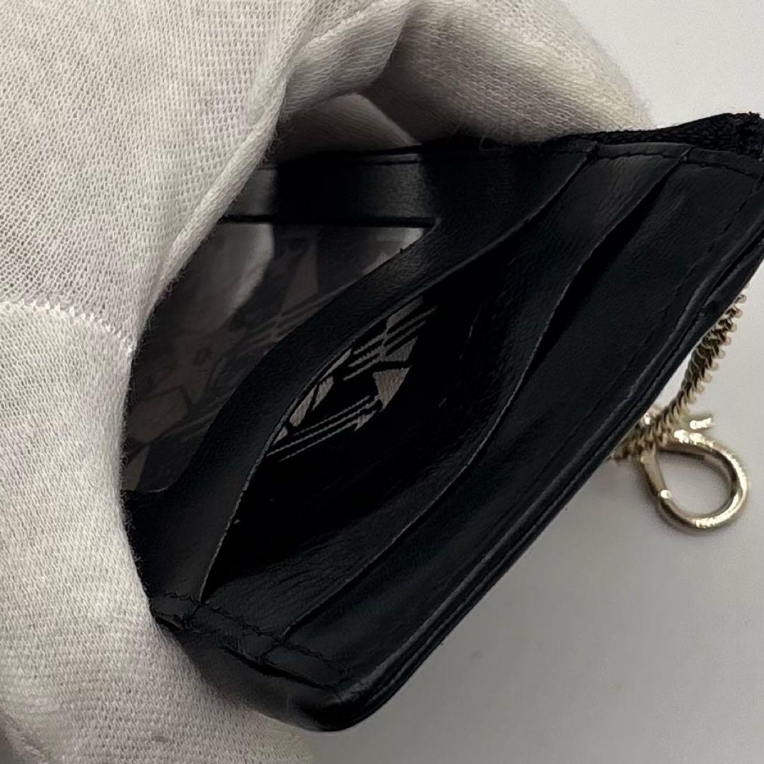 【美品】 ANNA SUI レザー ケース カードケース パスケース 黒