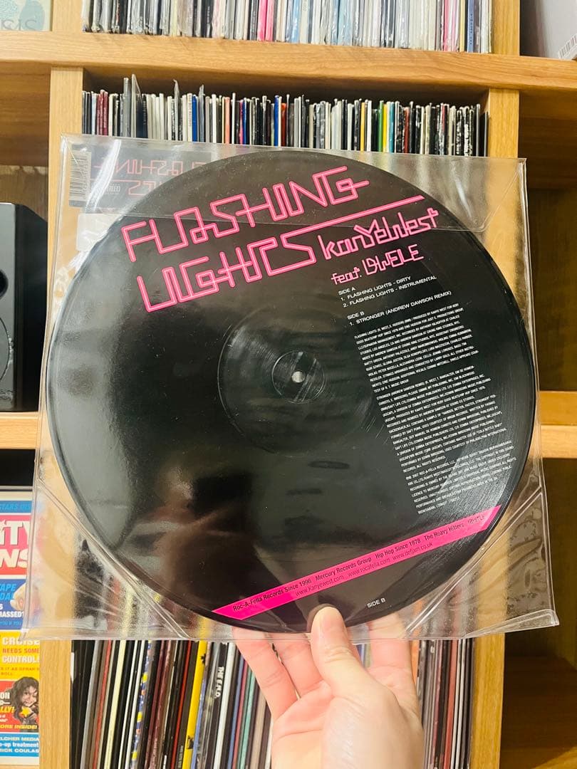 Kanye West-Flashing Lights ピクチャー盤レコード