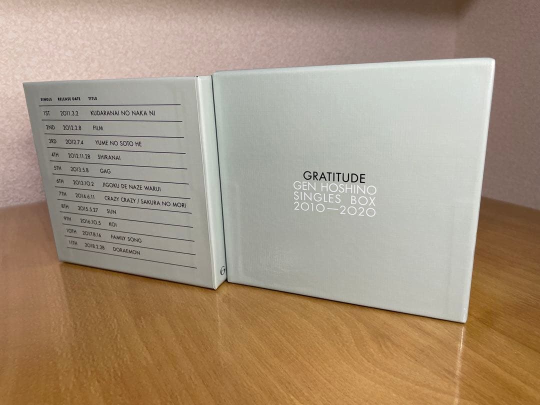 星野源 GRATITUDE Singles Box CD BluRay