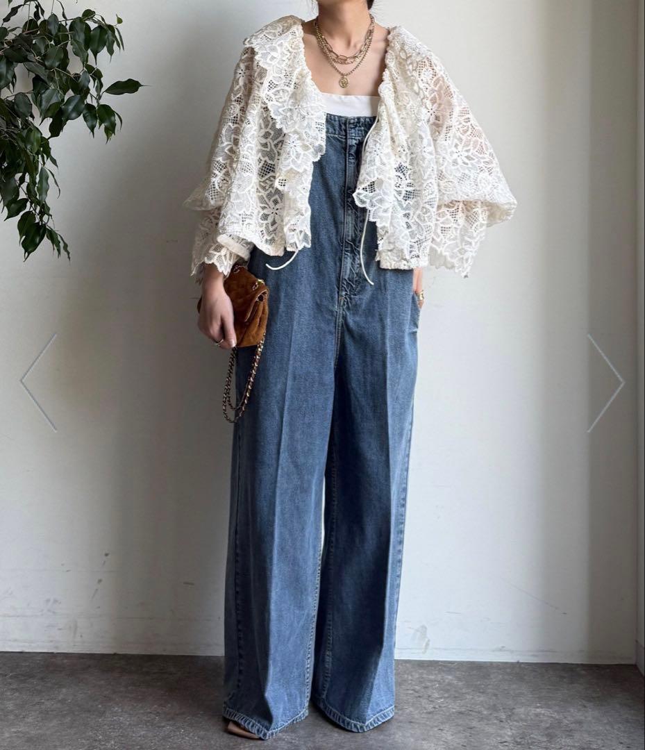 ドゥドゥ　レース カーディガン ボレロ　DOUDOU美品