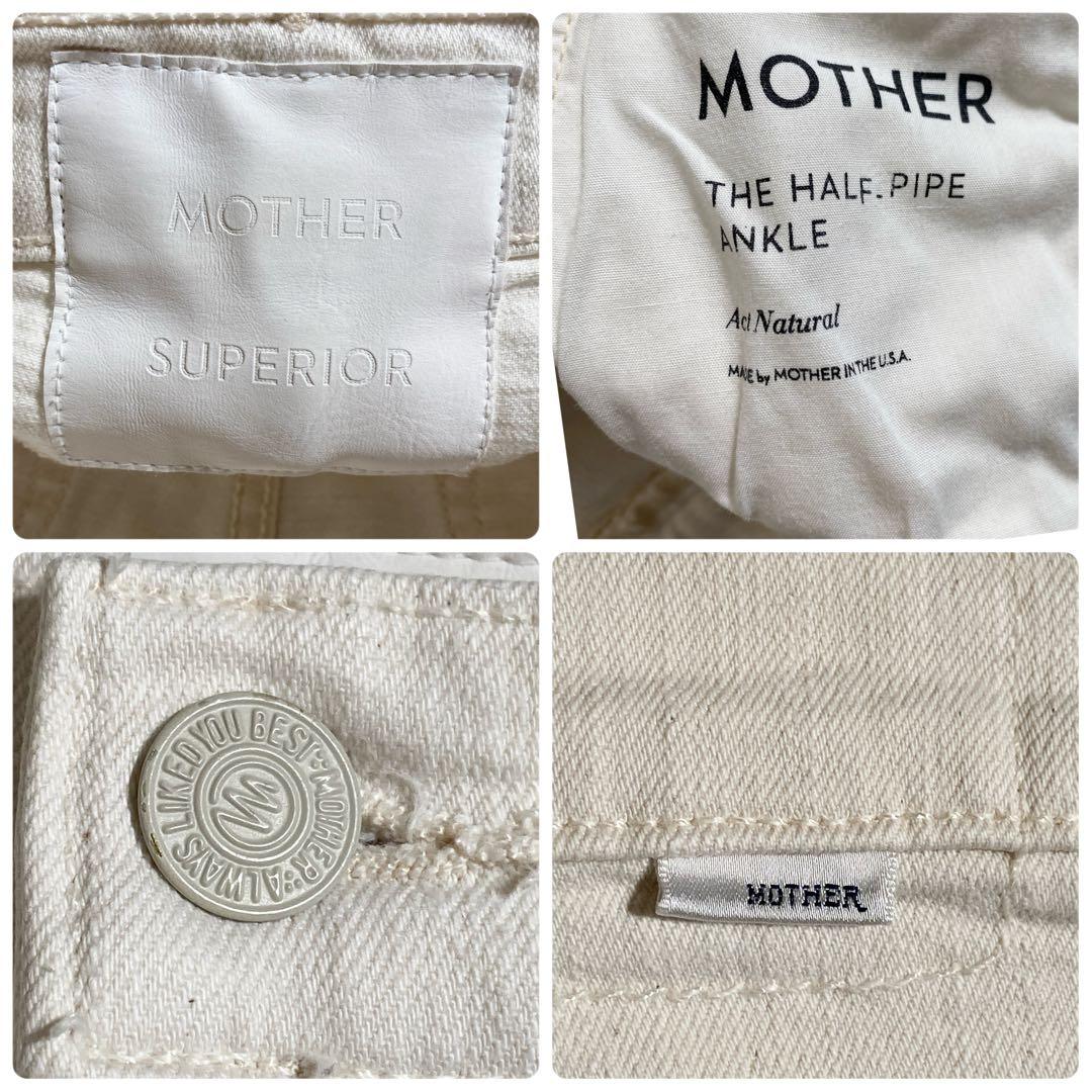 A18911 MOTHER THE HALF PIPE ANKLE 白系 24