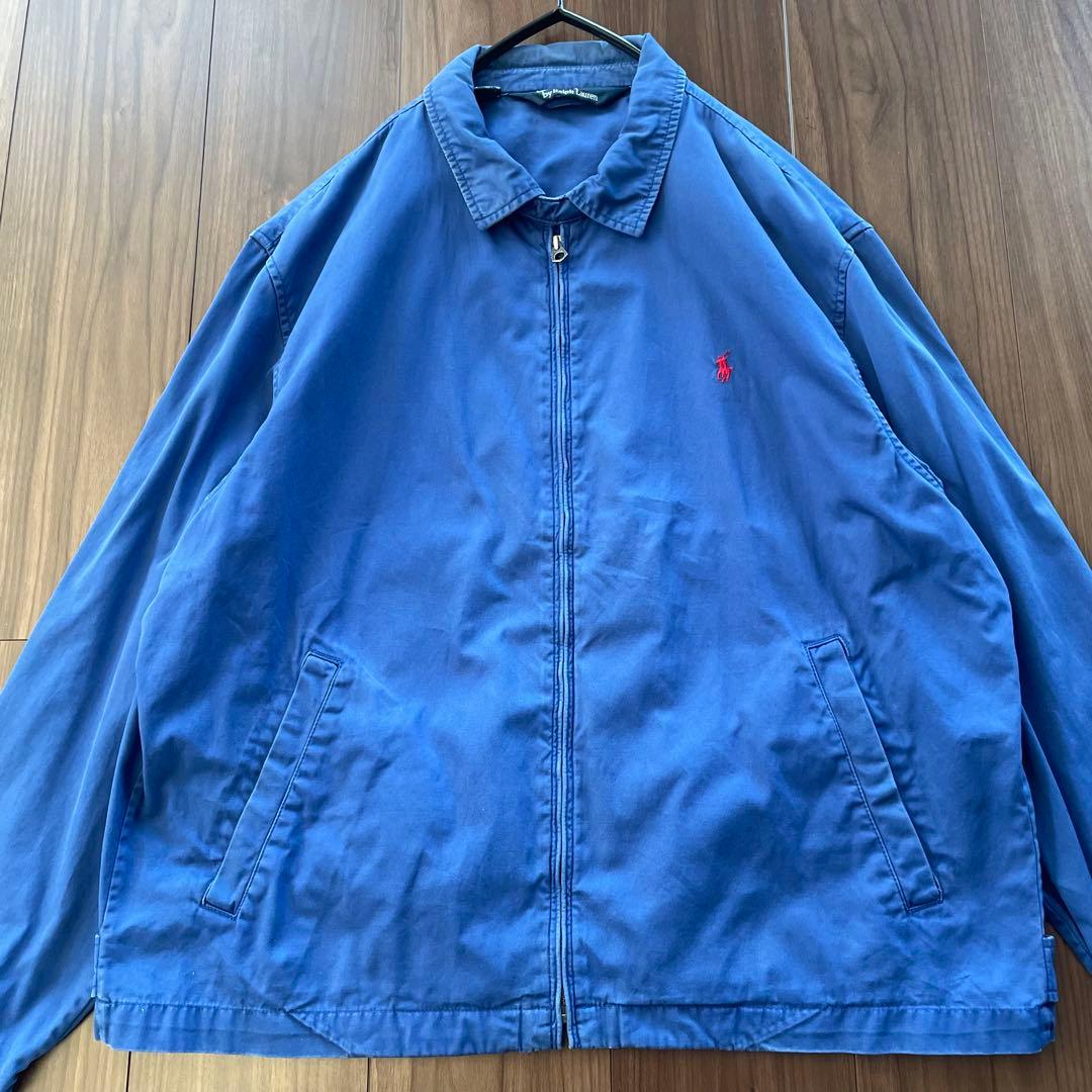 Ralph Lauren★スイングトップ★チンスト★三角タグ★ブルー★XL
