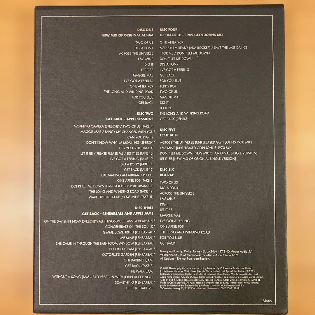 ビートルズ LET IT BE 6-DISC edition New mix