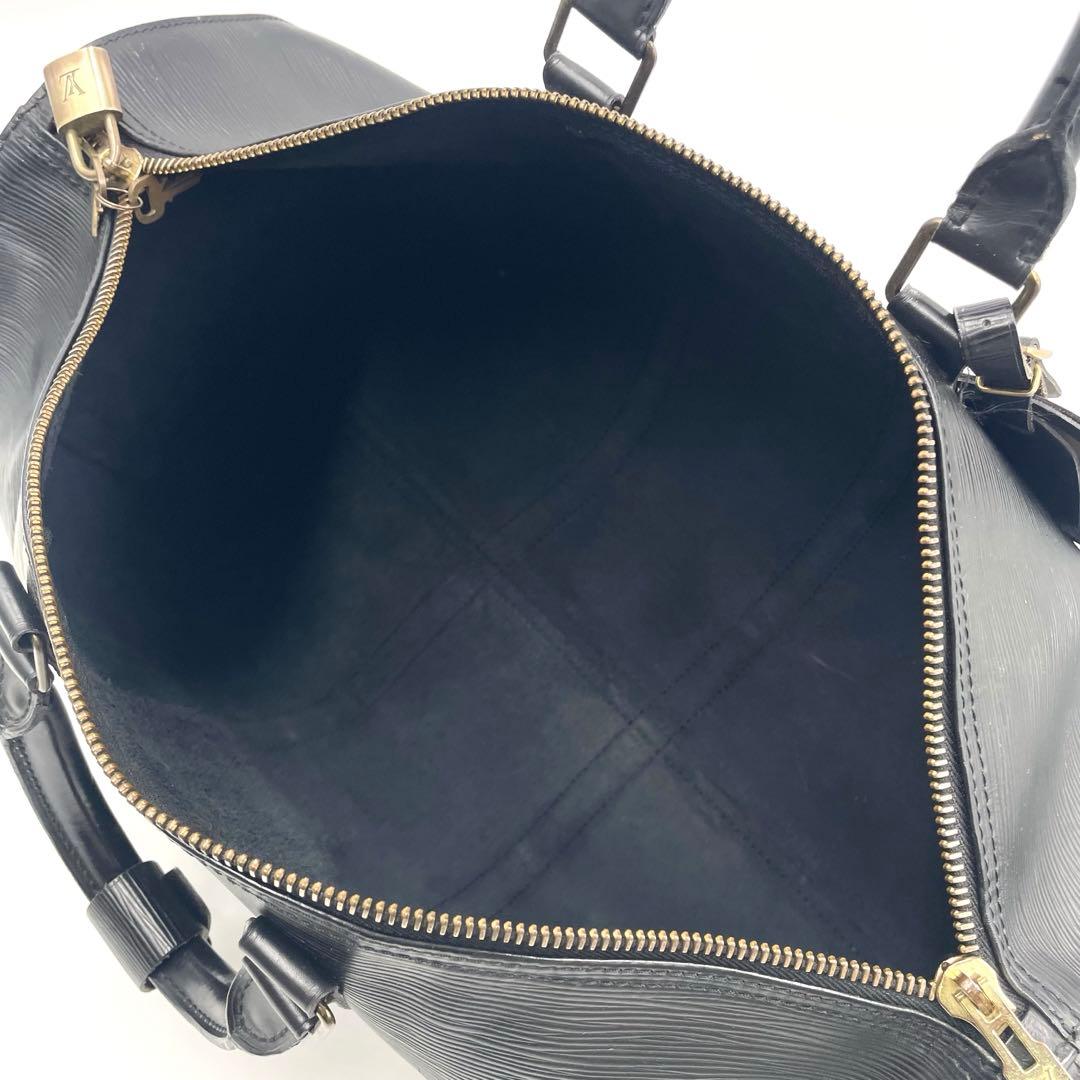 ルイヴィトン LV エピ キーポル45 ボストンバッグ ノワール 大容量メンズ