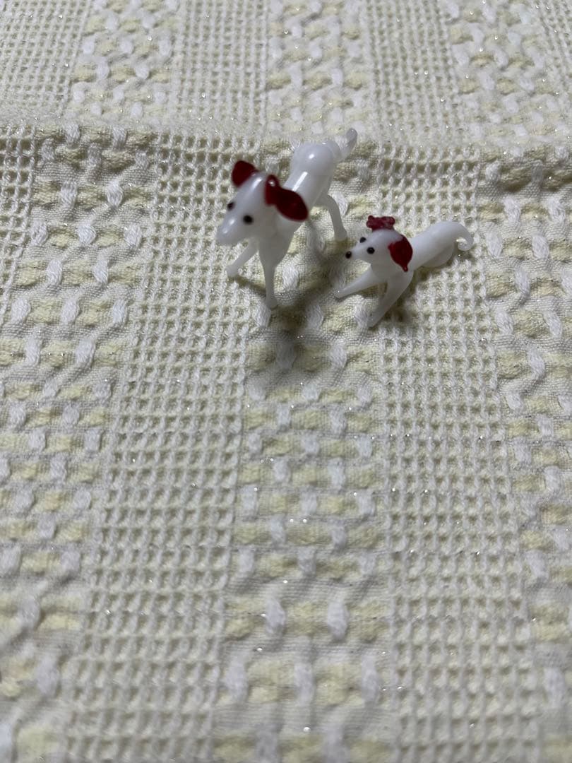 ガラスの置物。まとめ売り、動物セット。