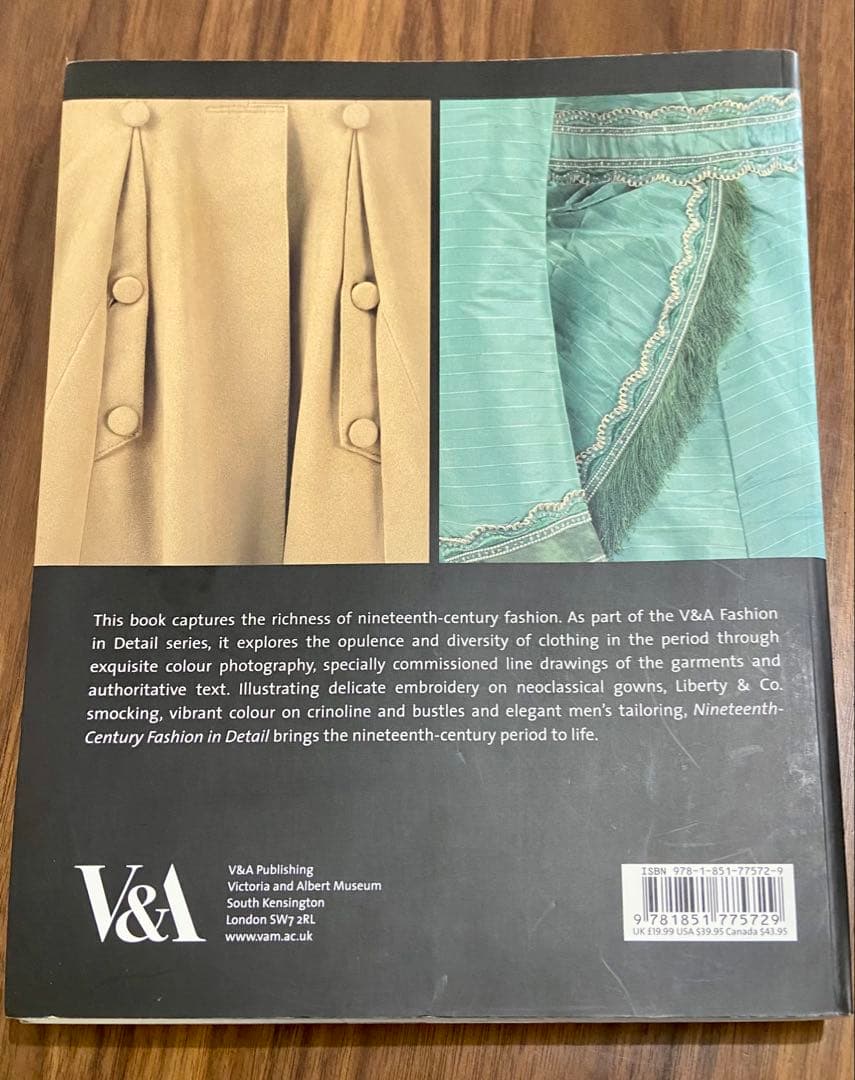 Nineteenth-Century Fashion in Detail 美品