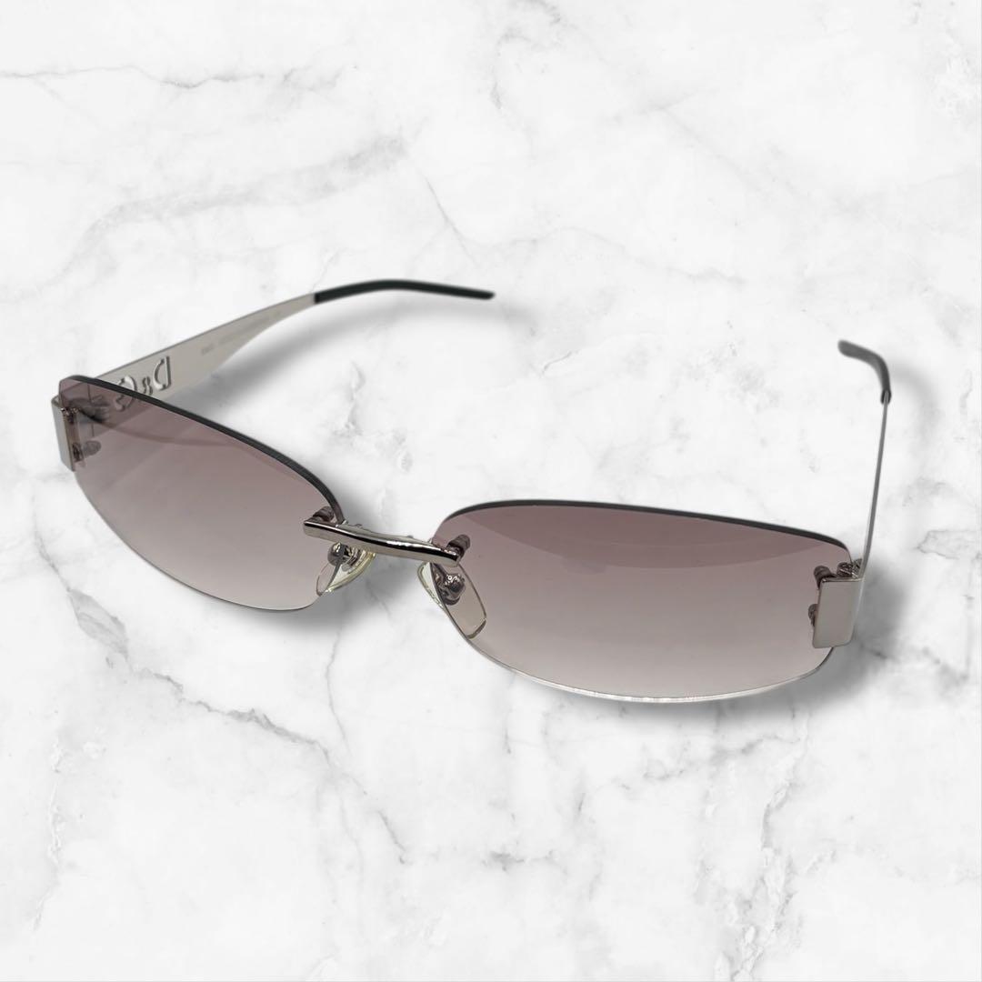 小物 DOLCE&GABBANA rim less sunglasses Y2K