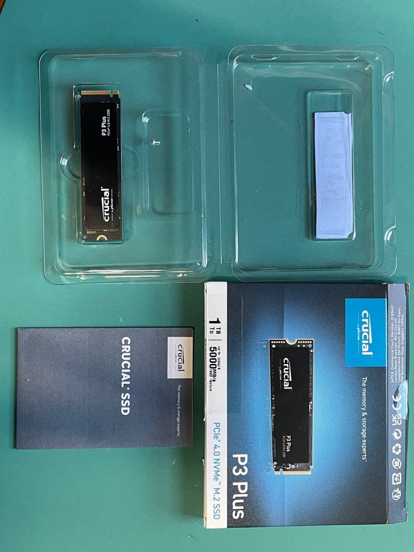 内蔵型SSD Crucial P3 Plus 1TB M.2 SSD