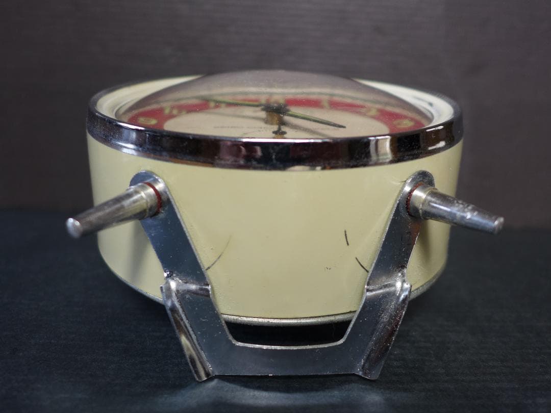 時代物【可動品】SEIKO セイコー ゼンマイ機械式 　置時計　2JEWELS