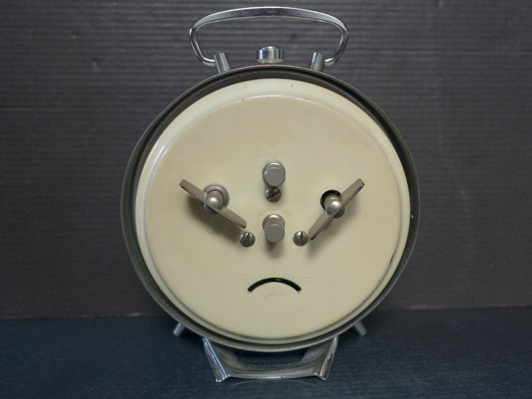 時代物【可動品】SEIKO セイコー ゼンマイ機械式 　置時計　2JEWELS