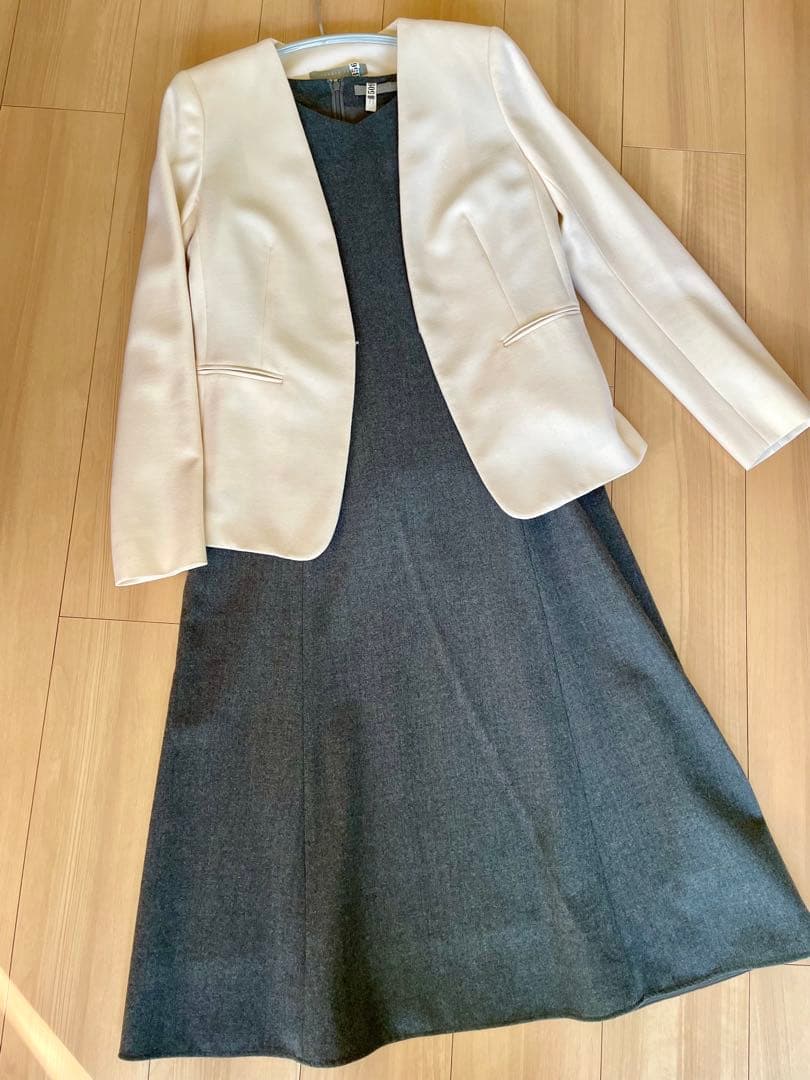 Theory luxe Saxony Soft ジャケット38 ホワイト