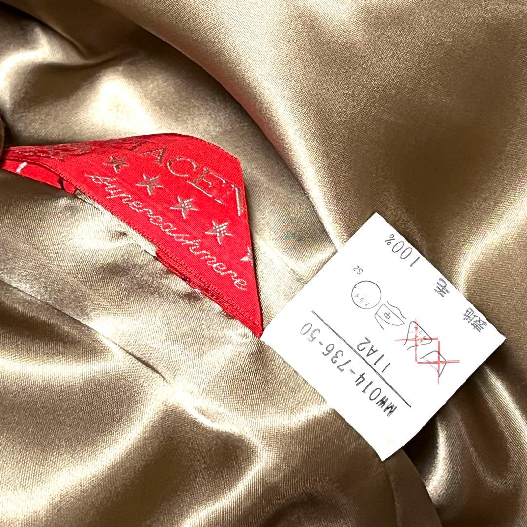 ★三陽商会★SANYO CARAT★イタリア製カシミヤ混生地仕様★11号★コート