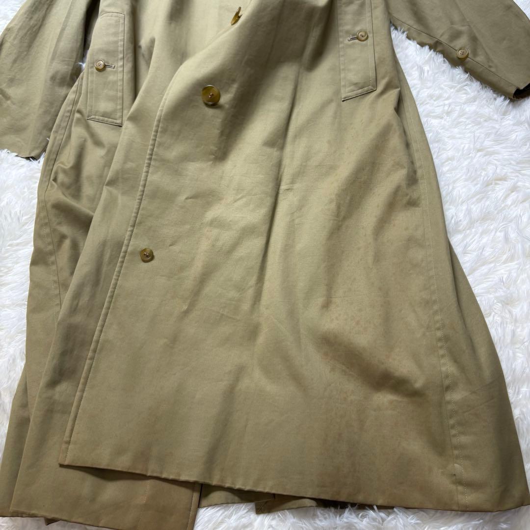 BURBERRY ステンカラーコート　ノバチェック　裏ノバチェック 玉虫色　M