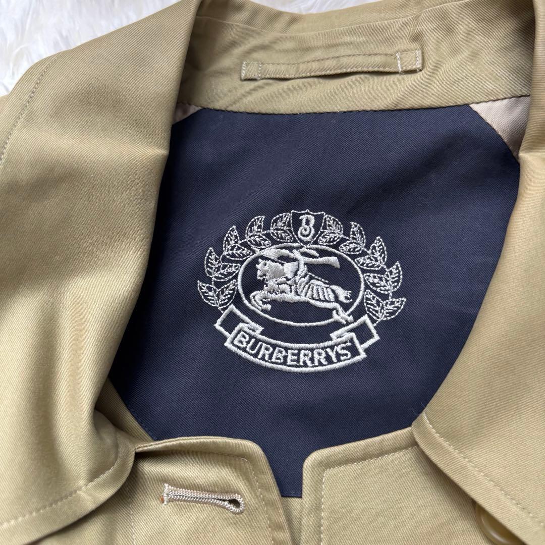 BURBERRY ステンカラーコート　ノバチェック　裏ノバチェック 玉虫色　M
