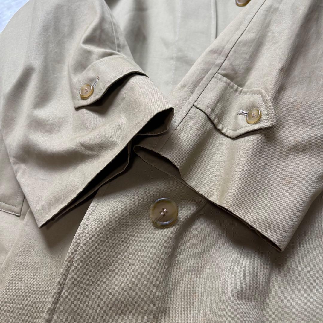 BURBERRY ステンカラーコート　ノバチェック　裏ノバチェック 玉虫色　M