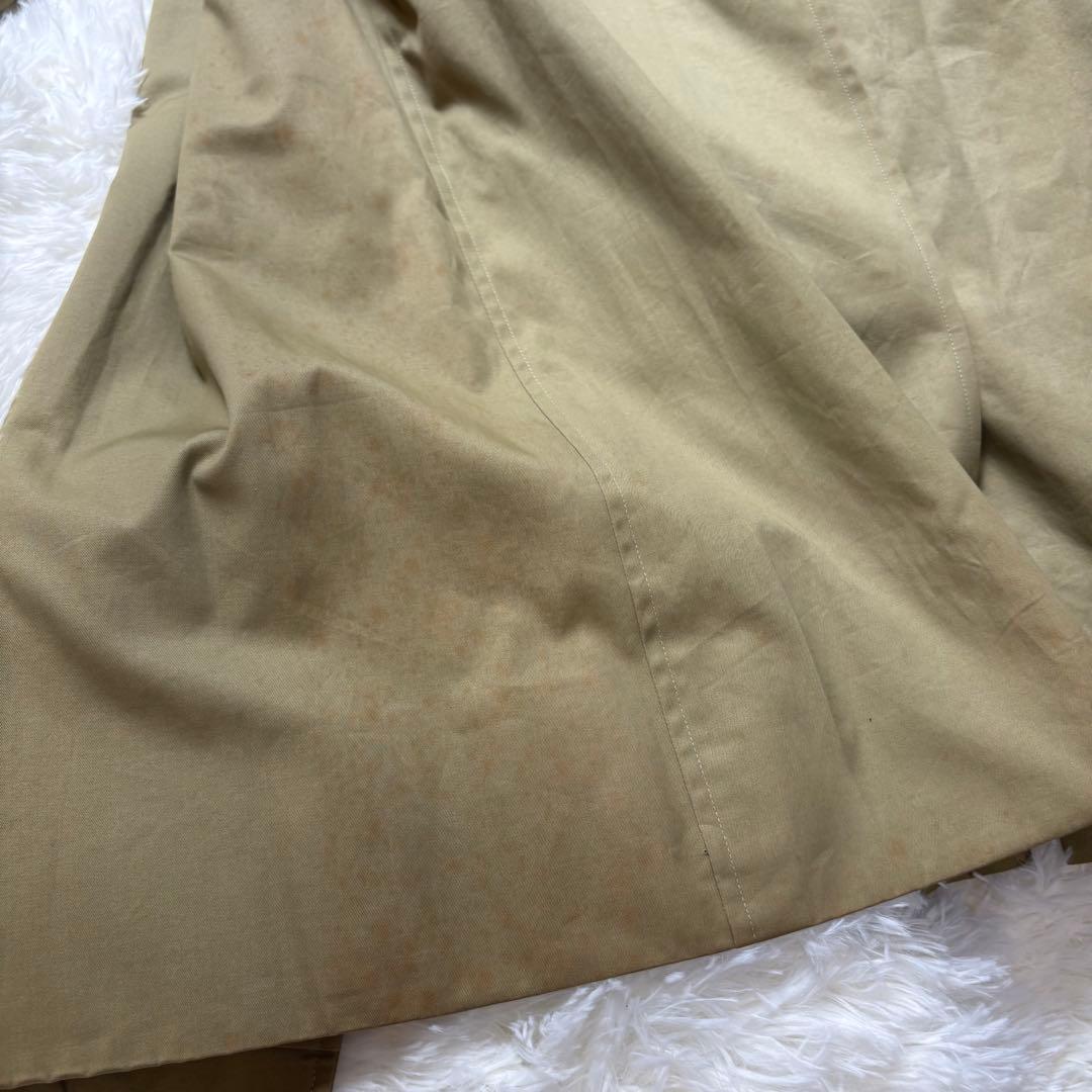 BURBERRY ステンカラーコート　ノバチェック　裏ノバチェック 玉虫色　M