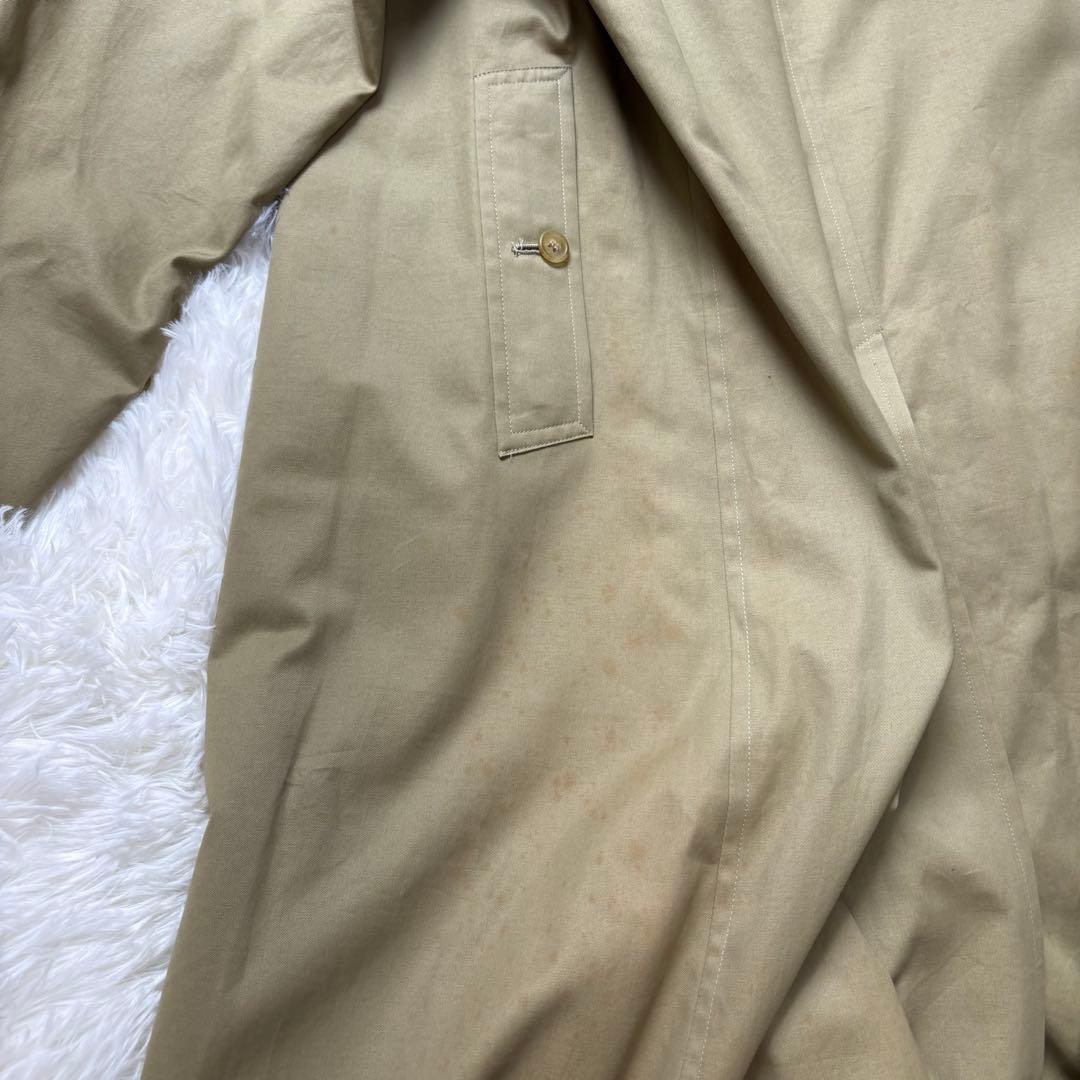 BURBERRY ステンカラーコート　ノバチェック　裏ノバチェック 玉虫色　M