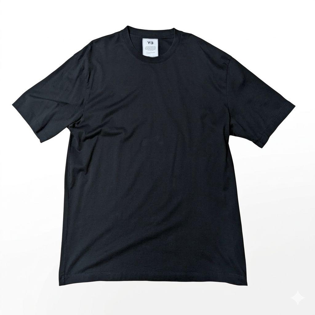 Y-3 ブラック Tシャツ ストライプデザイン