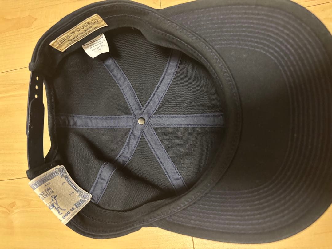 H.W.DOG&CO. ネイビーキャップ 40サイズ