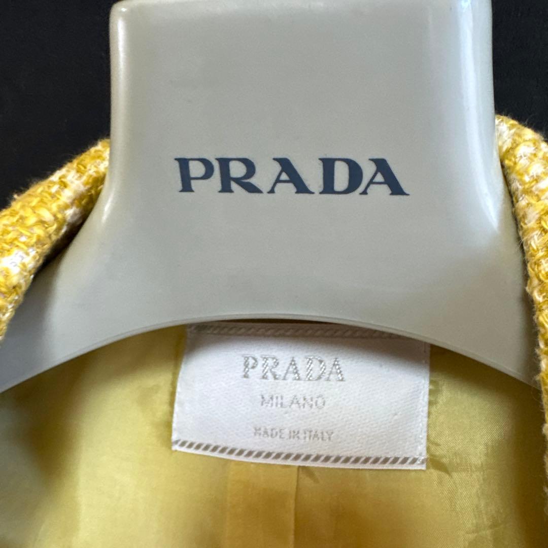 PRADA 春色　ツイードジャケット　　40