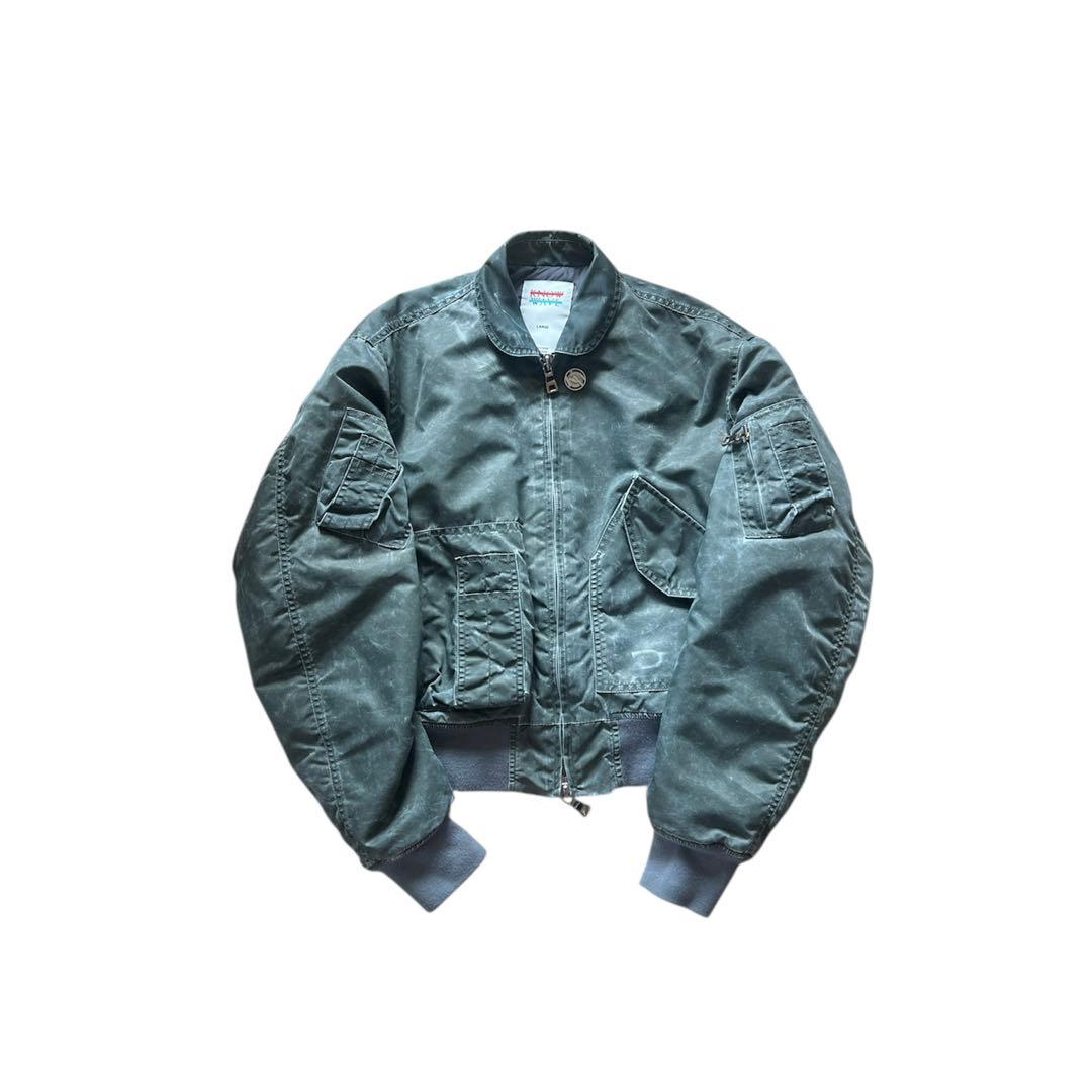 Know wave ヴィンテージ加工　ボンバージャケット　MA-1
