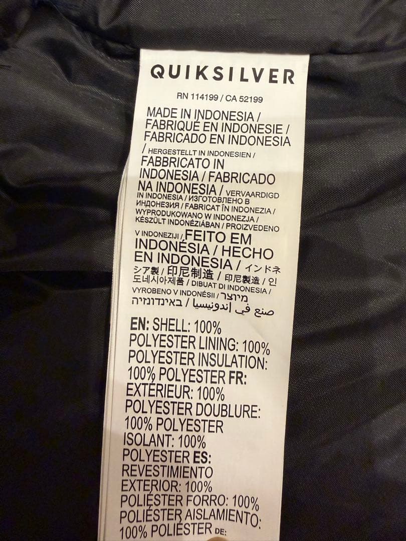 Quiksilver スノーウェア スノーボード スキー
