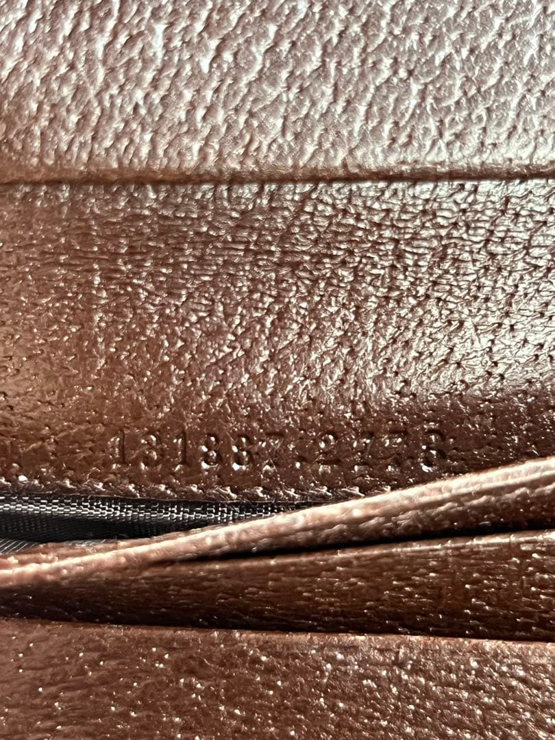 グッチ GUCCI GGキャンバス レザー 3つ折財布 ダブルホック Wホック