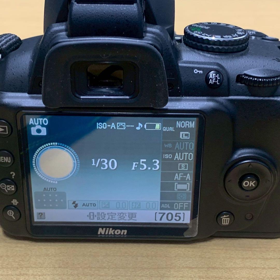 動作確認済 Nikon ニコン D3000 レンズ2本 バッテリー セット