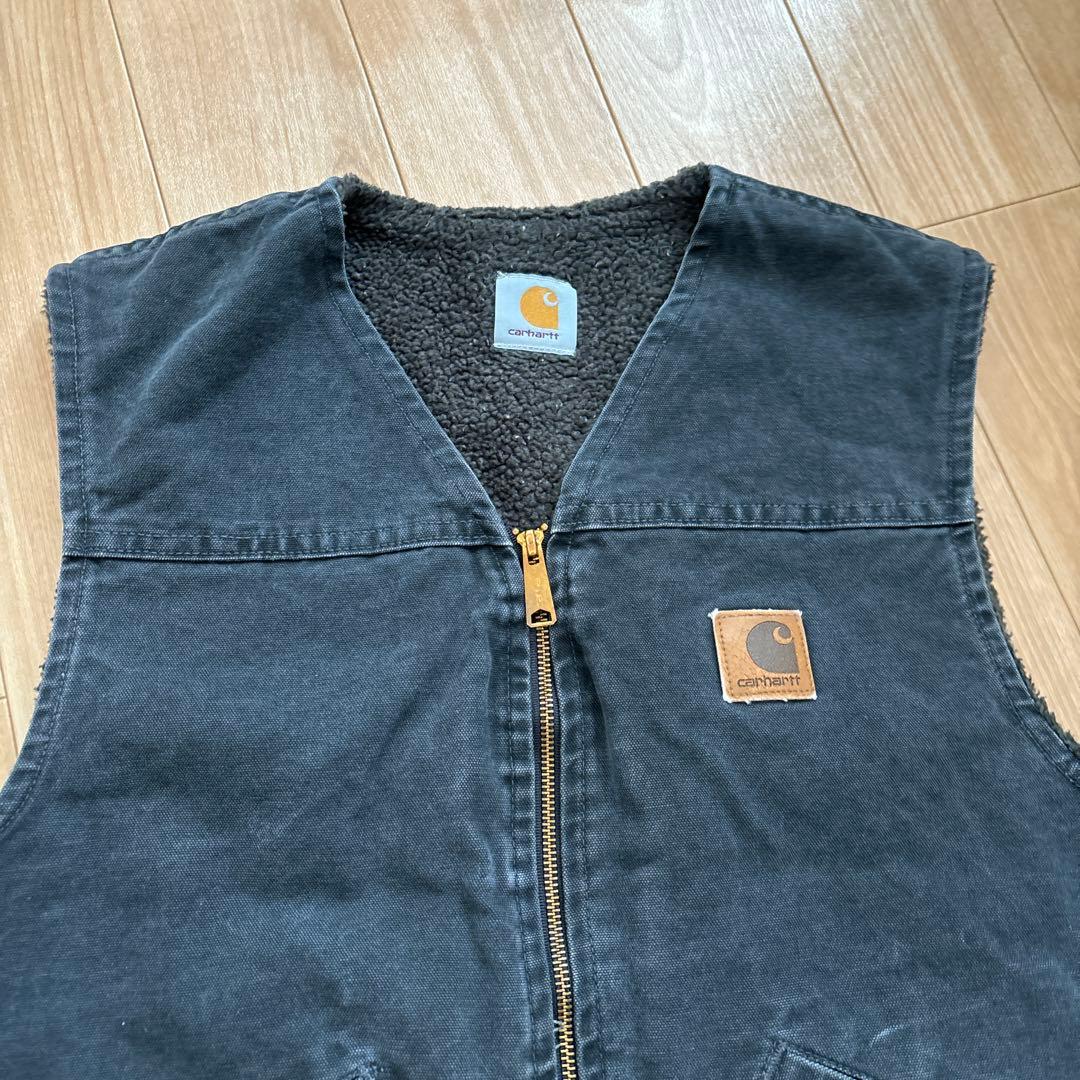 carhartt ダック ボア ベスト