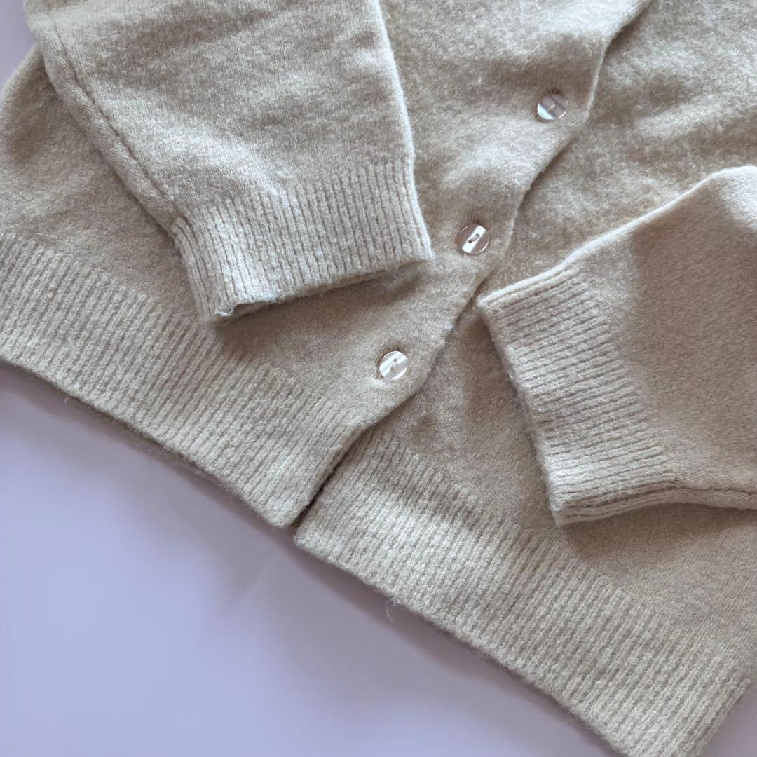 トップス Eaphi COMPACT LOGO KNIT CARDIGAN eaphi