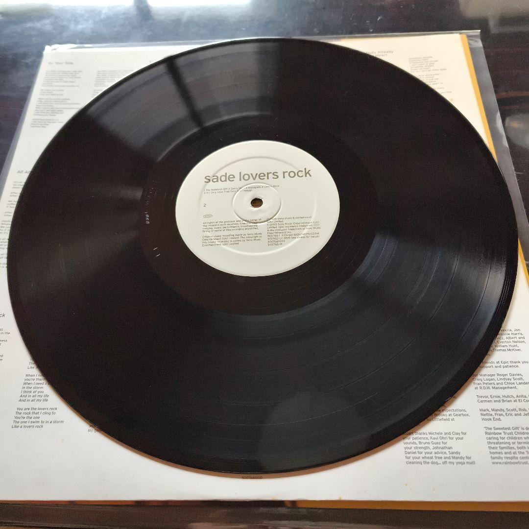 Sade Lovers Rock LP 2000年 UK盤 シャーデー