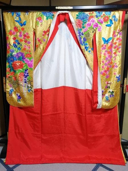 値下 50 お色直し 振袖 友禅 某有名メーカー 美品