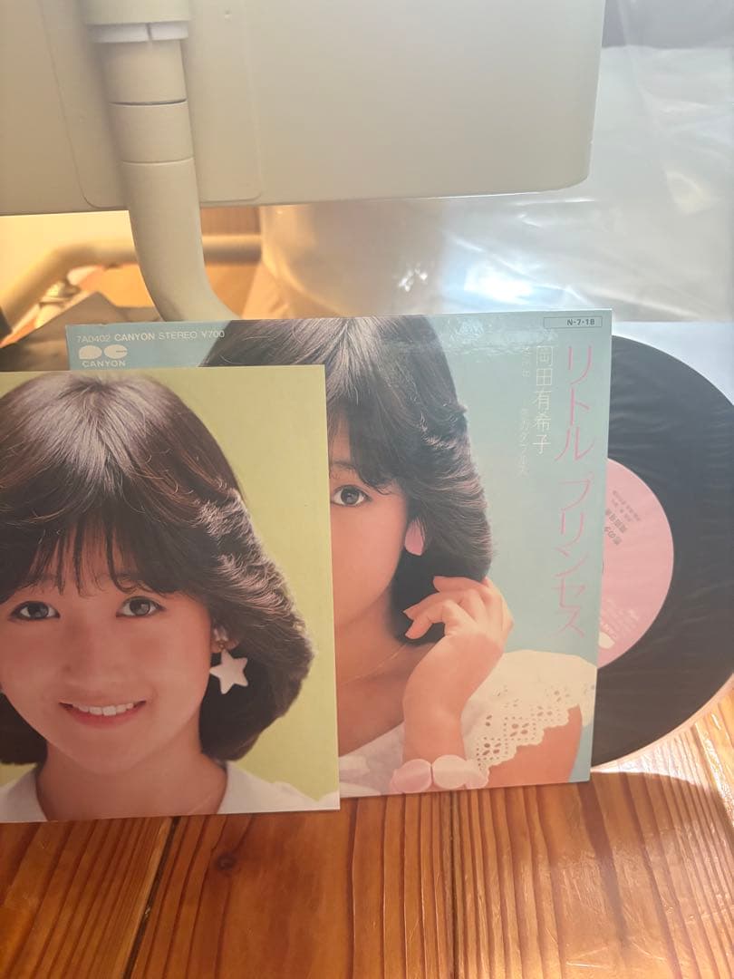 岡田有希子 イラスト入りビニール袋 リトルプリンセス