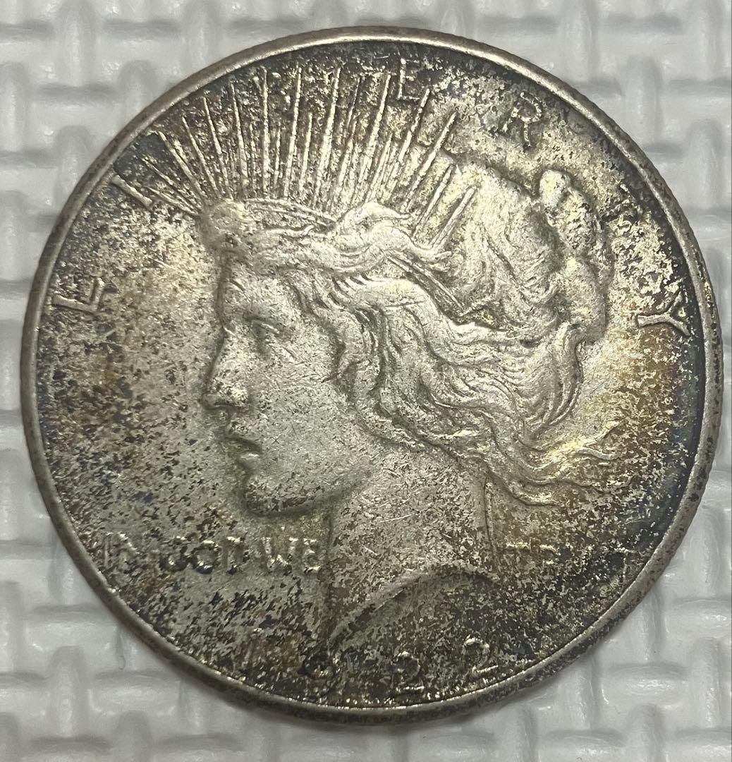 1922年 ピースダラー 銀貨 米国 1ドル銀貨 シルバー 