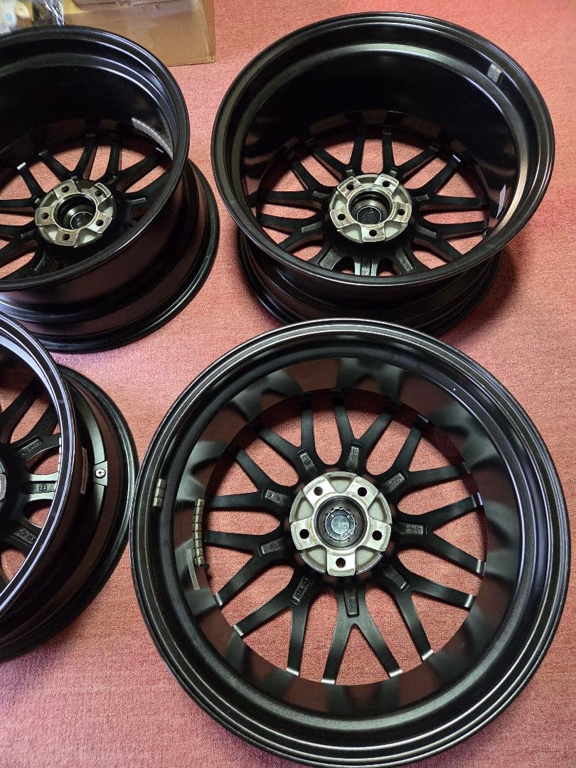ワ-ク19インチ 8.5j ホイール 4本セット美品114,3オフセット45,