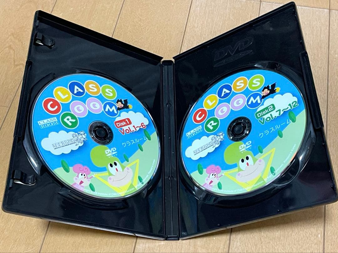 しちだパルキッズ英語DVD CLASS ROOM　クラスルーム　DVD 2枚