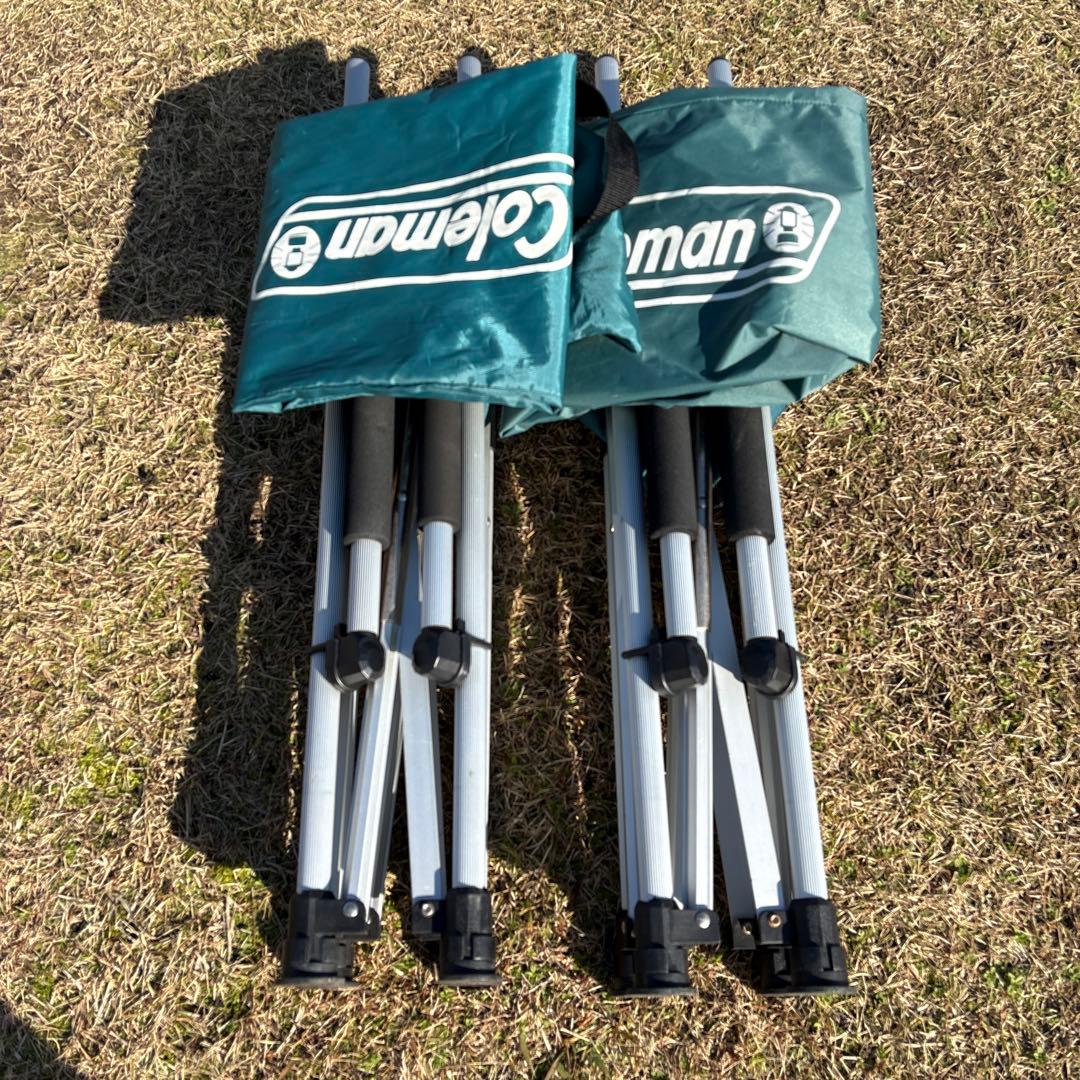 ☆コールマン(Coleman)スリムキャプテン チェア （グリーン）2脚セット