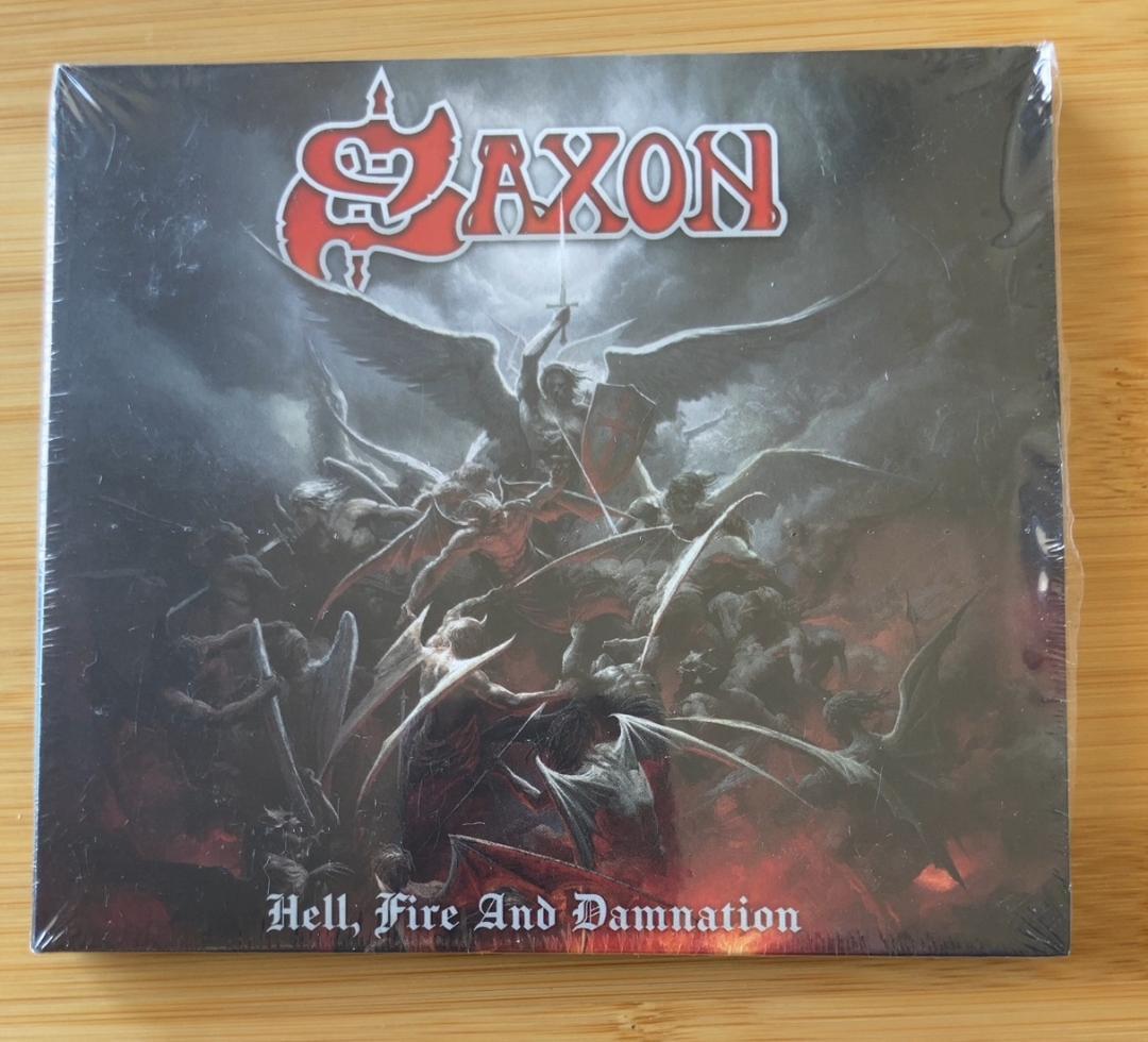サクソン　直筆サイン入りCD　Saxon