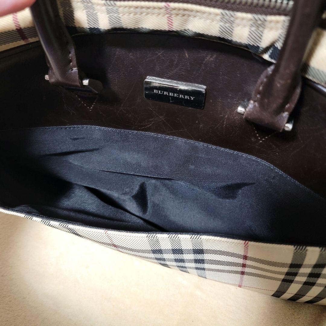 BURBERRY ボストンバッグ チェック柄