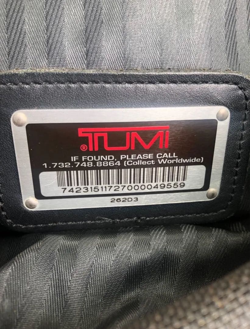 TUMI made in USA/トゥミ ボストンバッグ 純正ストラップ付