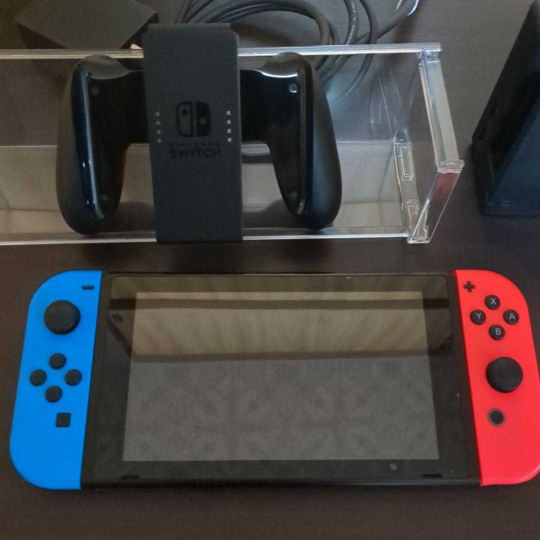 Nintendo Switch 青/赤 Joy-Con 本体 + どうぶつの森