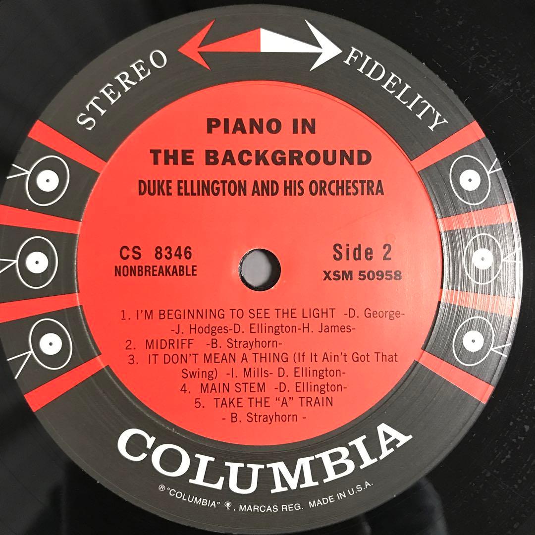 DUKE ELLINGTON piano in the back…LPレコード