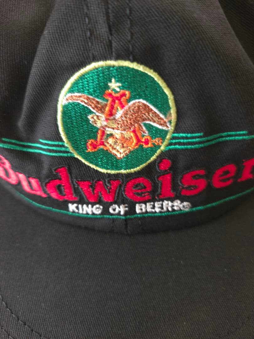 90s Budweiser バドワイザー キャップ ブラック USA製
