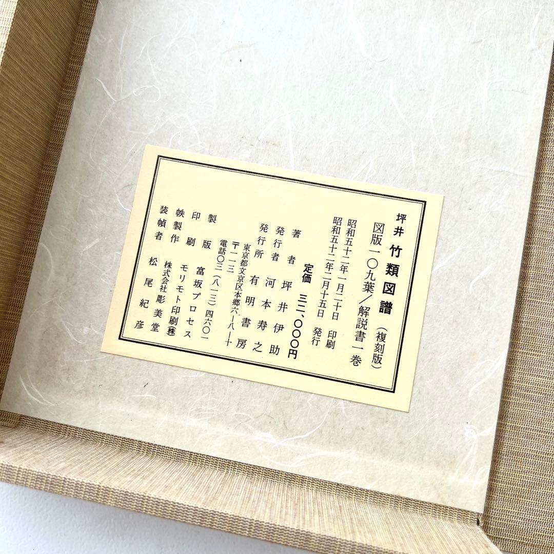 竹類図譜　坪井伊助